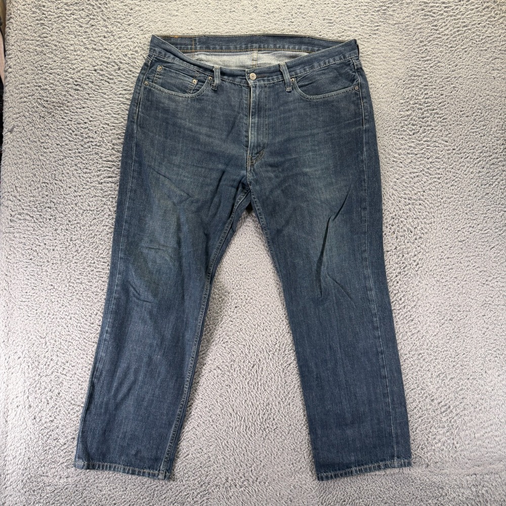 Levi's 514 Jeans Mens 38x30 Blue Cotton Denim Straight Leg Workwear Streetwear